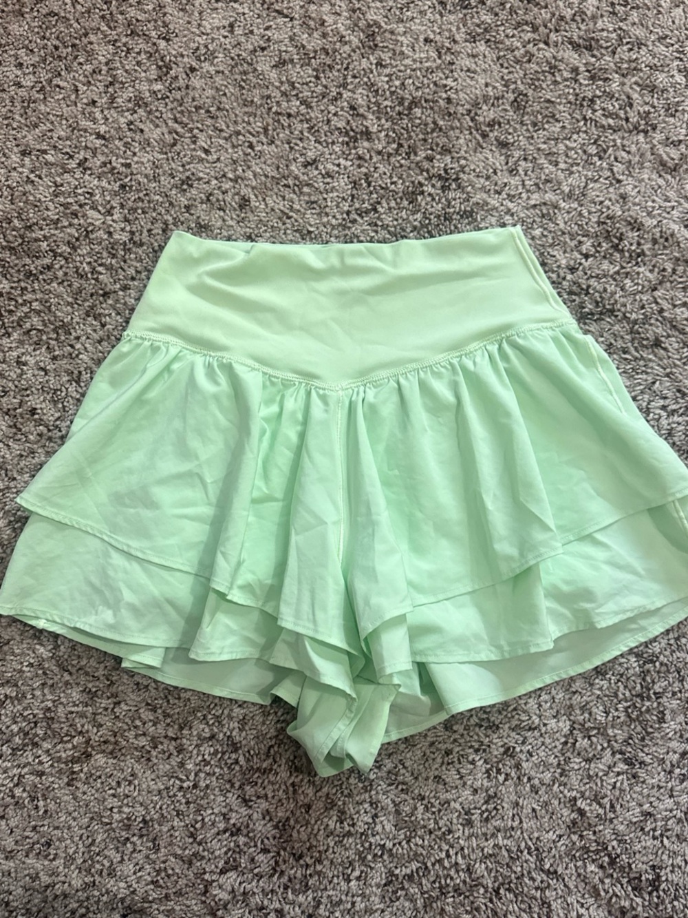 aerie Mint Green Layered Athletic Shorts
